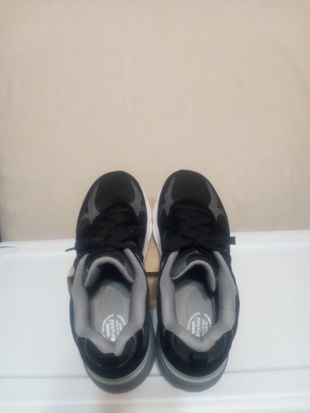 Black & Grey FitVille Sneakers | Perfect for walking or everyday comfort NWOT